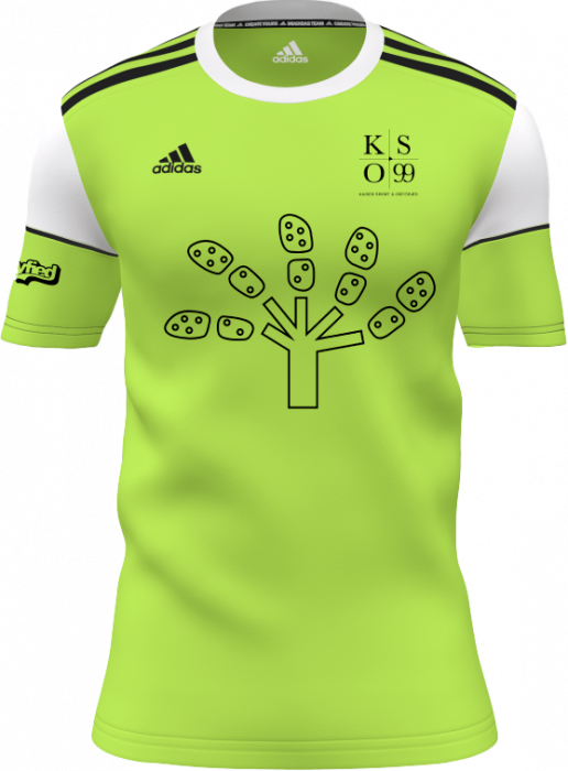 Adidas - Næsgaard Jersey 23-24 - Vert lime & blanc