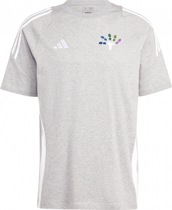 Adidas - Næsgaard Sweat T-Shirt - Grey Melange & hvid