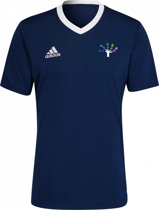 Adidas - Næsgaard Training T-Shirt - Navy blue 2 & blanc