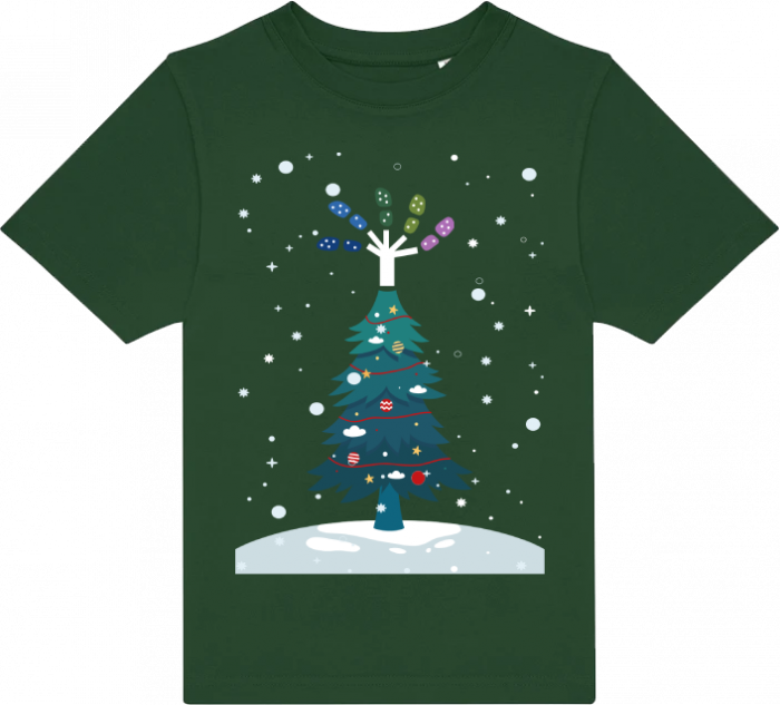 B&C - Næsgaard Christmas T-Shirt Kids - Bottle Green