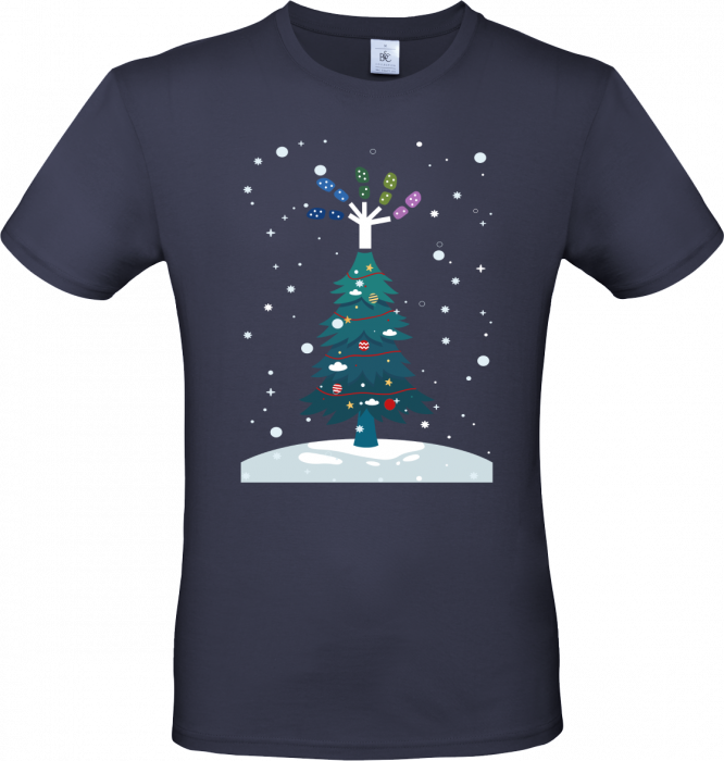 B&C - Næsgaard Christmas T-Shirt Adults - Navy